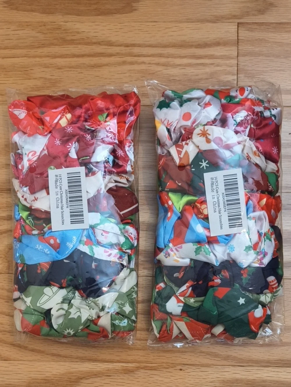 Cute Christmas Scrunchie 14 Pcs 2pks NWT